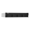 QNAP 8-BAY NAS 3.5"(0/8), ARM QC-1.7GHz, 4GB, 2.5GbE(2), SFP+(2), RPS, 2U RACK, 3YR WTY