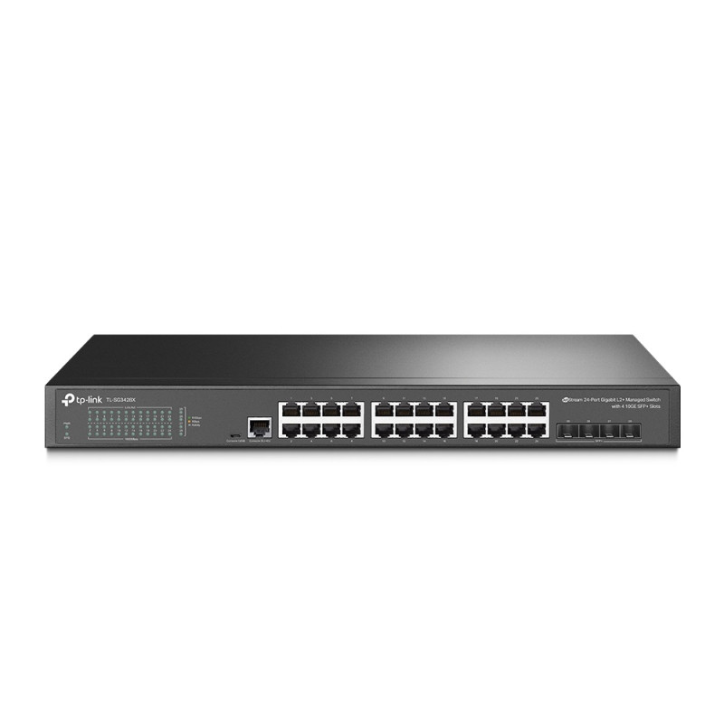 TP-LINK OMADA 24-PORT MANAGED GIGABIT L2+ SWITCH, SFP+(4), 5YR