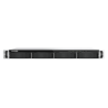 QNAP 4-BAY NAS 3.5"(0/4), ATOM X7405C-3.4GHz, 8GB, 2.5GbE(2), M.2/E1.S(3), 1U RACK, 3YR WT