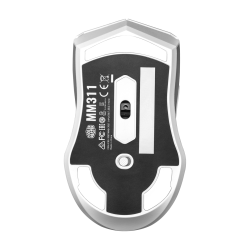 COOLER MASTER MASTERMOUSE MM311 RGB WHITE, 2.4 GHZ WIRELESS CONNECTIVITY, LIGHTWEIGHT 77G