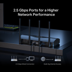 Mercusys MR27BE BE3600 Dual-Band Wi-Fi 7 Router,5-Year WTY
