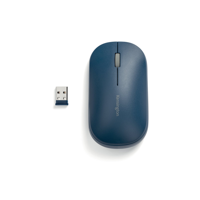 KENSINGTON SURETRACK WIRELESS AND BLUETOOTH MOUSE, DUAL CONNECT - BLUE