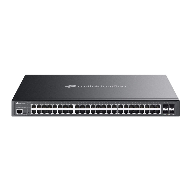 TP-LINK OMADA 48-PORT MANAGED GIGABIT L2+ RACK SWITCH,POE+(40),POE++(8), SFP+(4), 750W,5YR
