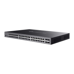TP-LINK OMADA 48-PORT MANAGED GIGABIT L2+ RACK SWITCH,POE+(40),POE++(8), SFP+(4), 750W,5YR