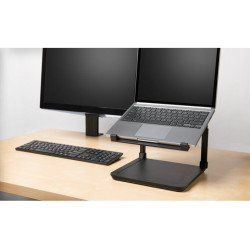 KENSINGTON SMARTFIT LAPTOP RISER, FOR UP TO 15.6" NOTEBOOKS, TILT, BLACK