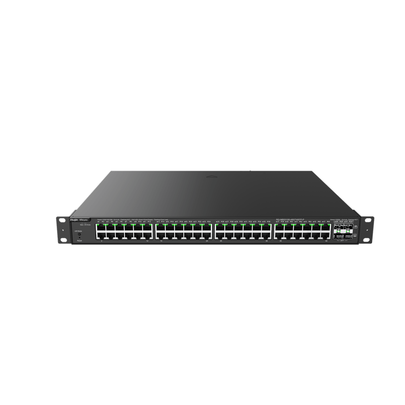 RUIJIE REYEE 48 PORT GIGABIT LAYER 2 MANAGED SWITCH - 48 POE+ (370W) - 48X GE + 4X SFP,5YR