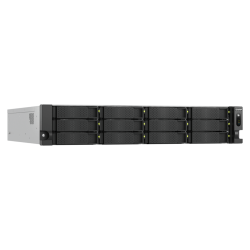 QNAP 12 BAY NAS 3.5"(0/12), R7 8C-5.3GHz, 32GB, 10GbE(2), 2.5GbE(2), RPS, 2U RACK, 5YR WTY