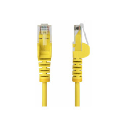 25cm Yellow Slim CAT6 Ethernet Cable
