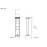 OPTEX CURTAIN PIR 5M ADJ STACK BALCONY ANTI-MASK PET IP55 WIRELESS OPT -2YRS