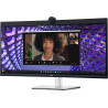 DELL P-SERIES 34" (21:9) WQHD CURVE, HDMI, DP, USB-C, USB(4), H/ADJ, LAN, SPKR, W/CAM, 3YR