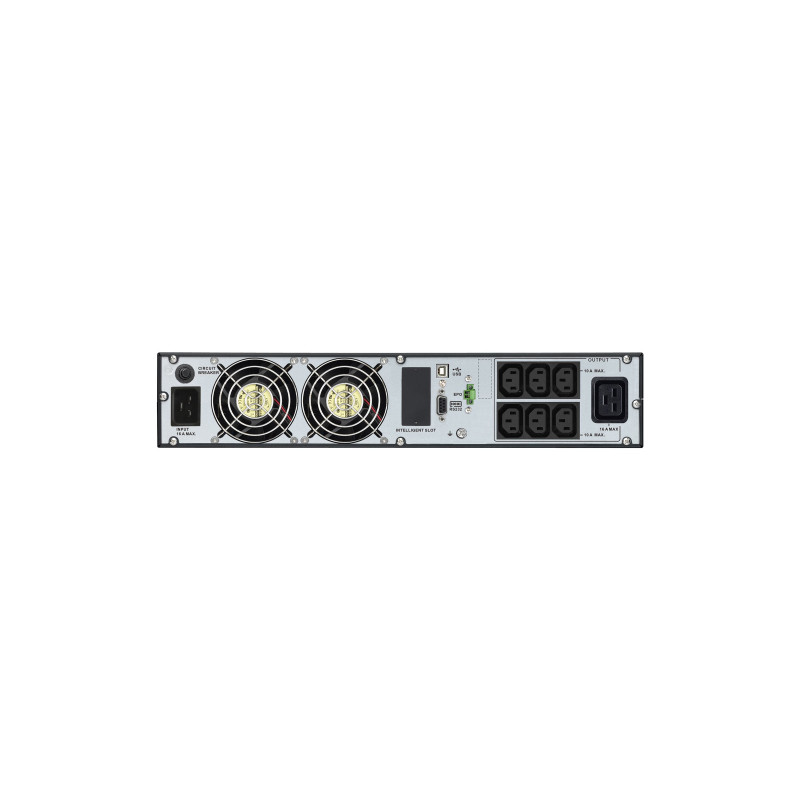 APC EASY ONLINE UPS (SRV), 3000VA, 230V, RACK MOUNT, IEC(6), LCD, SMART SLOT, 2YR WTY