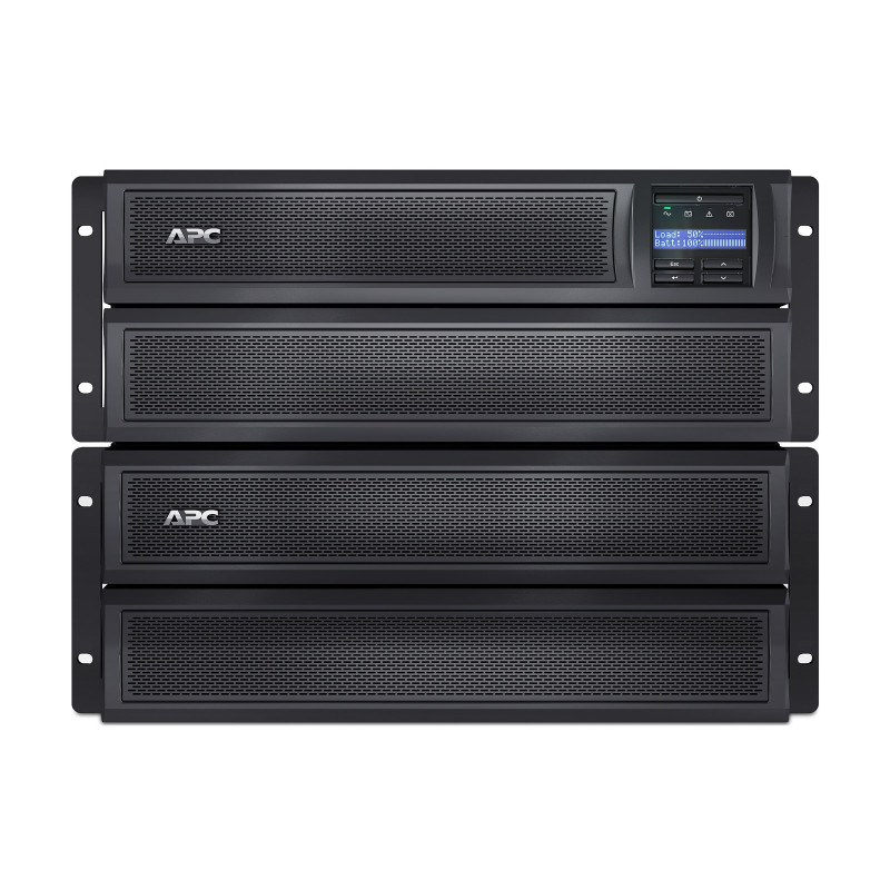 APC SMART-UPS (SMX), 3000VA, IEC(8), EXT BATT(0/10), SMART SLOT, LCD, 4U RACK/TWR, 3YR