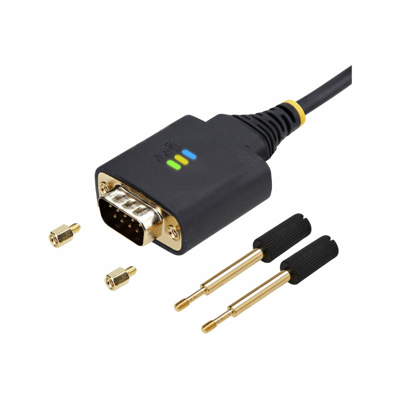 STARTECH.COM 13FT (4M) 2-PORT USB TO SERIAL ADAPTER CABLE, INTERCHANGEABLE DB9 SCREWS/NUTS