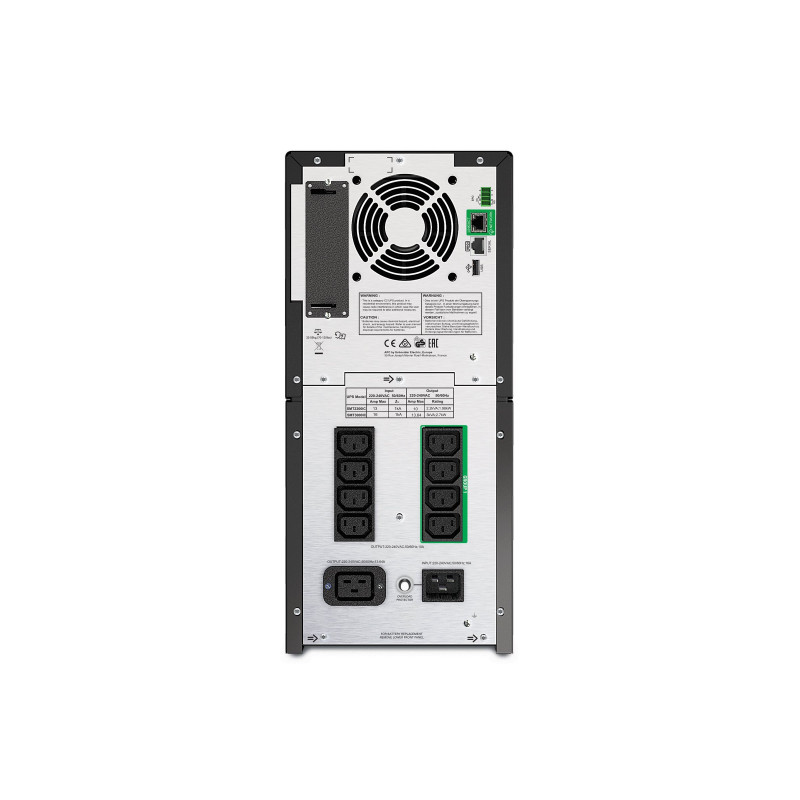 APC SMART UPS(SMT) 3000VA, IEC(8), USB, SERIAL, SMART SLOT, LCD,TWR, SMART CONNECT-3Y WTY