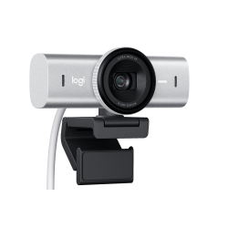 LOGITECH MX BRIO ULTRA HD 4K WEBCAM, ADVANCED AUTOFOCUS, USB-C, PRIVACY SHUTTER, PALE GREY