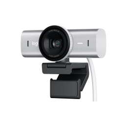 LOGITECH MX BRIO ULTRA HD 4K WEBCAM, ADVANCED AUTOFOCUS, USB-C, PRIVACY SHUTTER, PALE GREY
