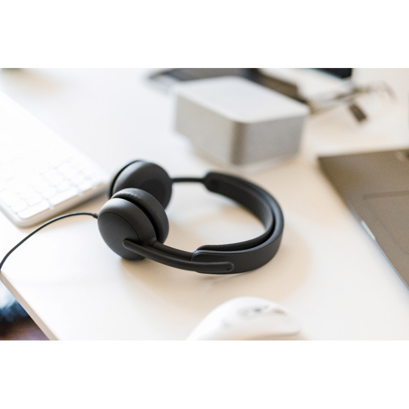 LOGITECH ZONE WIRED 2 UC STEREO HEADSET,NOISE CANCELLING,USB-C W/USB-A, ADAPTER 2YR WTY