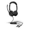 JABRA EVOLVE2 50 CORDED MS STEREO ANC HEADSET, USB-C/A WITH