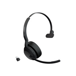 JABRA WIRELESS EVOLVE2 55 UC MONO BLUETOOTH ANC HEADSET+LINK390C, USB-C