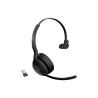 JABRA WIRELESS EVOLVE2 55 UC MONO BLUETOOTH ANC HEADSET +LINK390A, USB-A