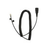 JABRA QD TO RJ9 MODULAR COILED CORD,2M