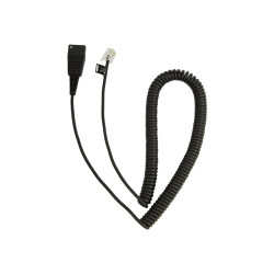 JABRA QD TO RJ9 COILED CORD...