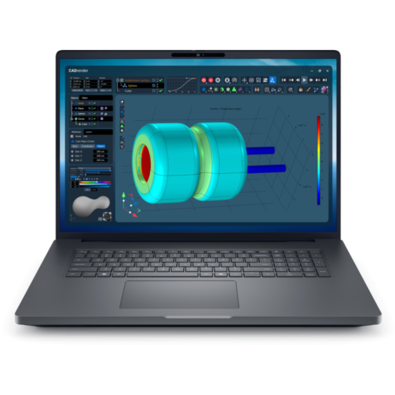 DELL PRO18 MAX PLUS, 18"QHD+, U9-285HX, 64GB, 1TB, RTX PRO40