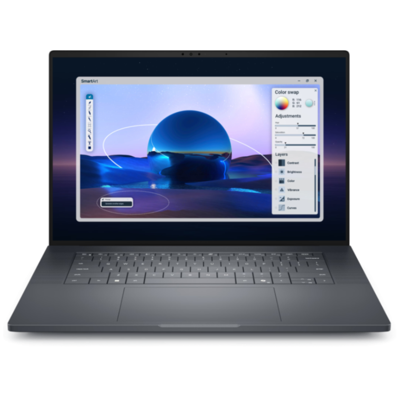 DELL PRO16 MAX PREMIUM, 16"FHD+IR, U9-285H, 32GB, 1TB, RTX PRO2000(8GB), W11P(AI), 3YP