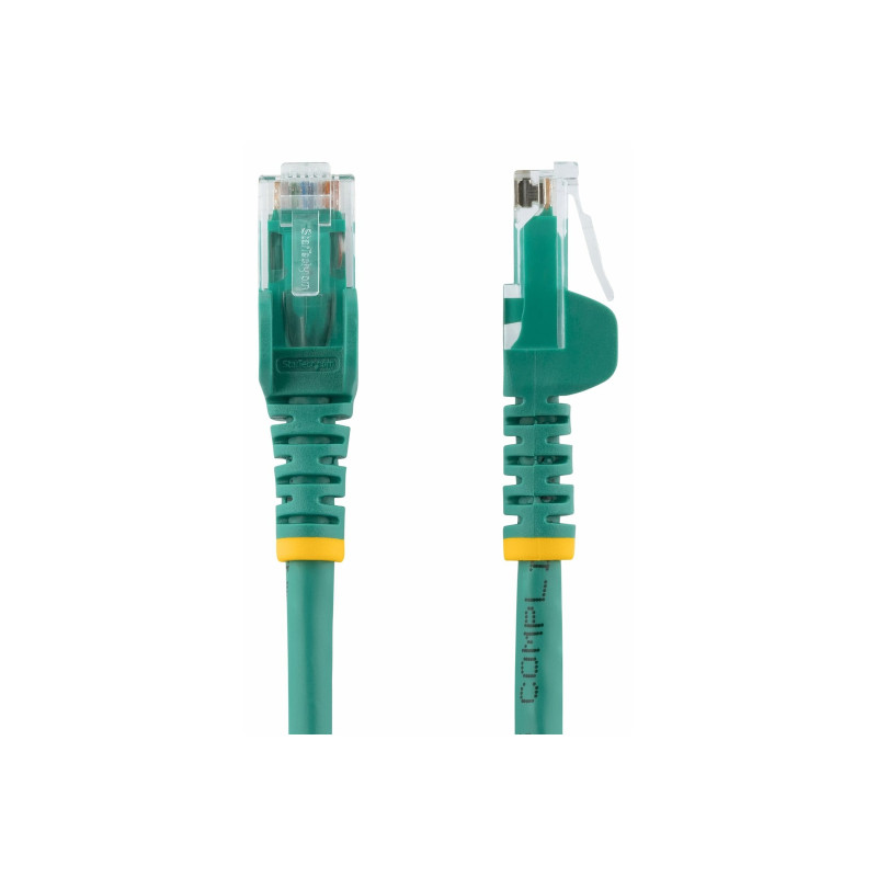 STARTECH.COM 2M CAT6 ETHERNET CABLE GREEN 650MHZ 100W SNAGLESS PATCH CORD, LTW