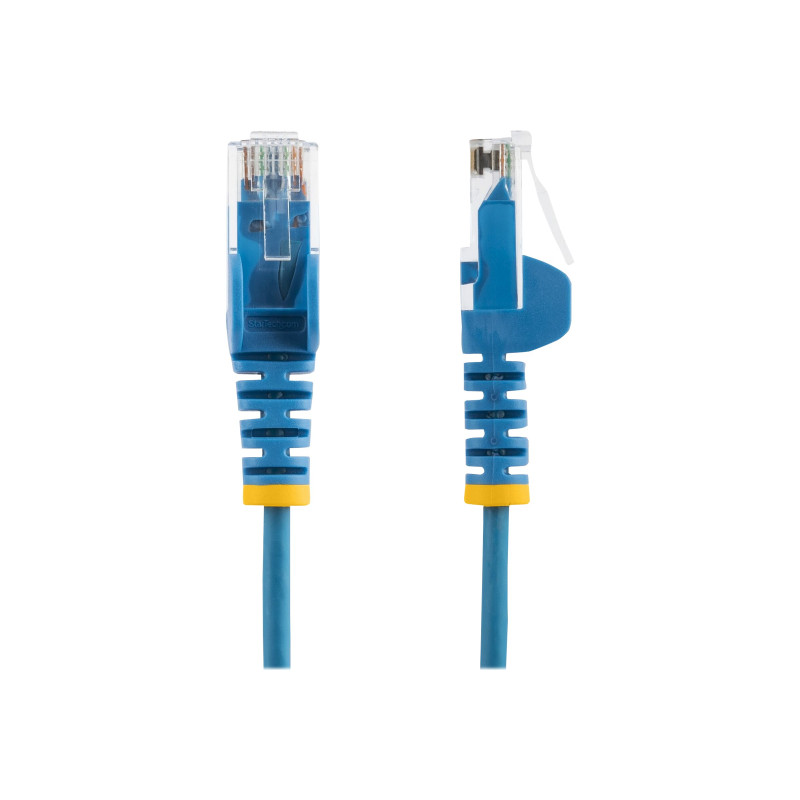STARTECH.COM 2M CAT6 CABLE, RJ45 PATCH CORD, SNAGLESS, SLIM, LSZH, BLUE, LTW
