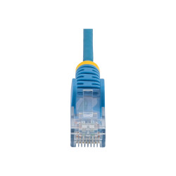 STARTECH.COM 2M CAT6 CABLE, RJ45 PATCH CORD, SNAGLESS, SLIM, LSZH, BLUE, LTW