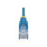 STARTECH.COM 2M CAT6 CABLE, RJ45 PATCH CORD, SNAGLESS, SLIM, LSZH, BLUE, LTW