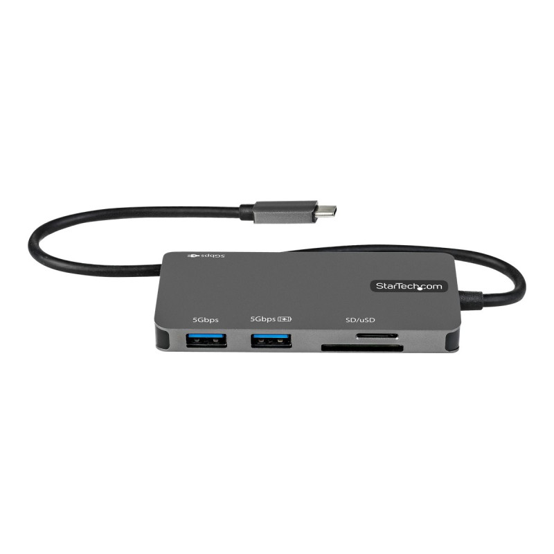 STARTECH.COM USB-C MULTIPORT ADAPTER, 4K HDMI, PD, SD, USB, 3YR