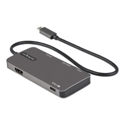 STARTECH.COM USB-C MULTIPORT ADAPTER, 4K HDMI, PD, SD, USB, 3YR