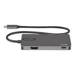 STARTECH.COM USB-C MULTIPORT ADAPTER, 4K HDMI, PD, SD, USB, 3YR