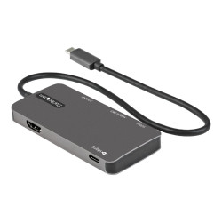 STARTECH.COM USB-C MULTIPORT ADAPTER, 4K HDMI, PD, SD, USB, 3YR