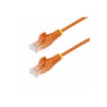 STARTECH.COM.com 1m Orange Slim CAT6 Ethernet Cable, Snagless, 28AWG, LSZH, LTW