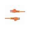 STARTECH.COM.com 1m Orange Slim CAT6 Ethernet Cable, Snagless, 28AWG, LSZH, LTW