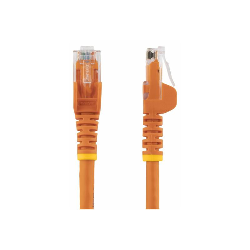 STARTECH.COM 1M CAT6 ETHERNET CABLE ORANGE 650MHZ 100W SNAGLESS PATCH CORD, LTW