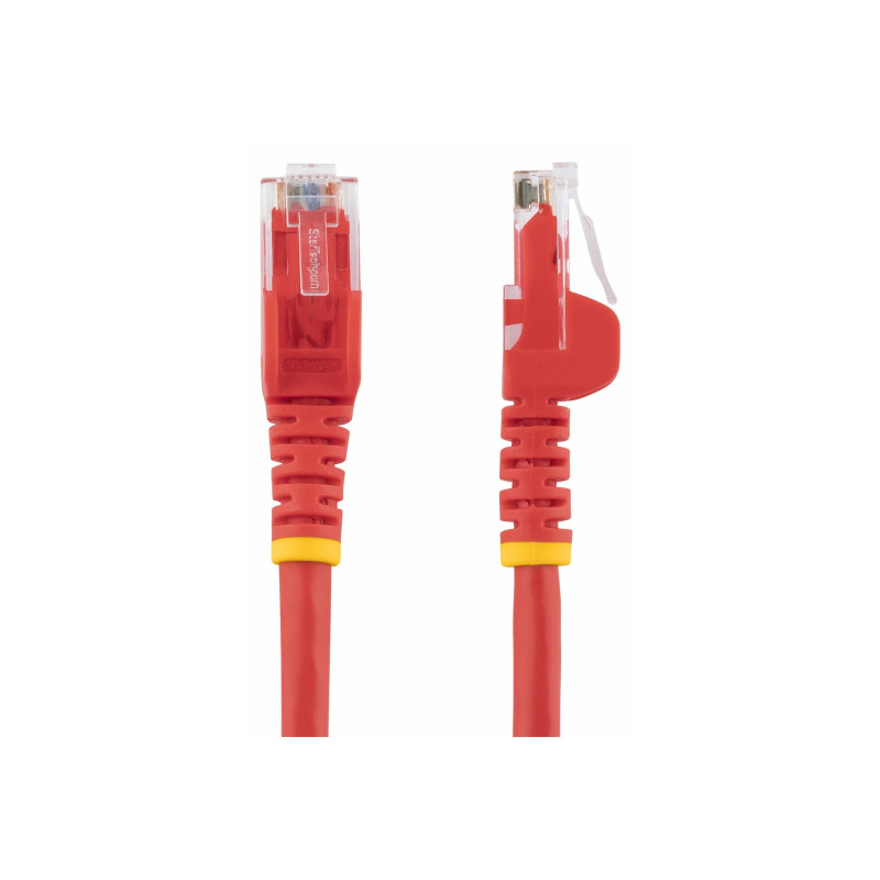 STARTECH.COM 3M CAT6 ETHERNET CABLE RED 650MHZ 100W SNAGLESS PATCH CORD, LTW