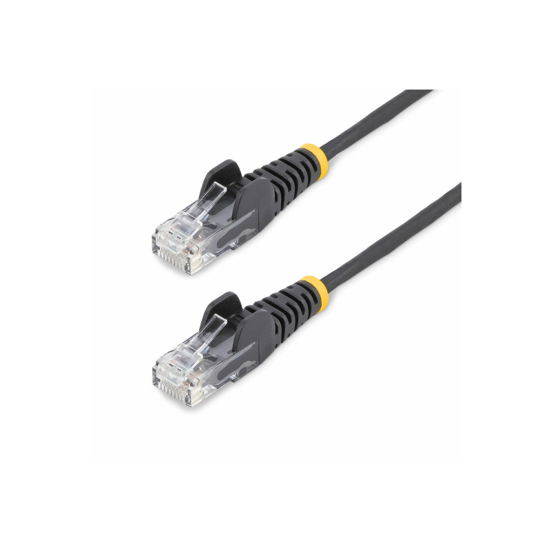 STARTECH.COM.com 5m Black Slim CAT6 Ethernet Cable, Snagless, 28AWG, LSZH, LTW