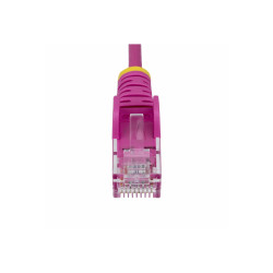 STARTECH.COM 25CM PINK SLIM CAT6 ETHERNET CABLE, SNAGLESS, 28AWG, LSZH, LTW