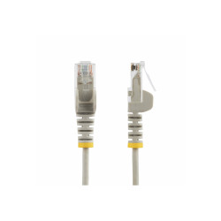 STARTECH.COM.com 5m Gray Slim CAT6 Ethernet Cable, Snagless, 28AWG, LSZH, LTW