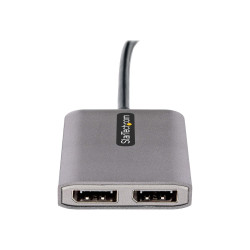STARTECH.COM 2 PORT USB-C MST HUB, DP MULTI-MONITOR ADAPTER, 2X 4K 60HZ 3 YR