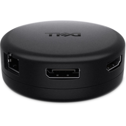 DELL DA326 PRO 7-IN-1 USB-C TRAVEL HUB, USB(2), USB-C(2), HDMI, DP, 3YR