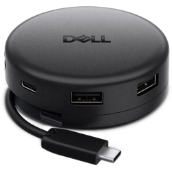 DELL DA326 PRO 7-IN-1 USB-C TRAVEL HUB, USB(2), USB-C(2), HDMI, DP, 3YR