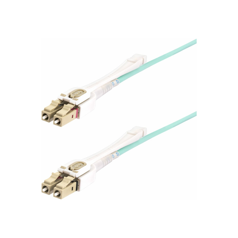 STARTECH.COM 10M LC/LC-UPC OM4 MULTIMODE FIBER CABLE, PUSH PULL TABS, 50/125, 100G, LTW