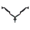 KENSINGTON PREMIUM DUAL MONITOR ARM, UP TO 32" & 9KG, H/ADJ, VESA 75x75, 100x100 - BLACK