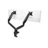 KENSINGTON PREMIUM DUAL MONITOR ARM, UP TO 32" & 9KG, H/ADJ, VESA 75x75, 100x100 - BLACK