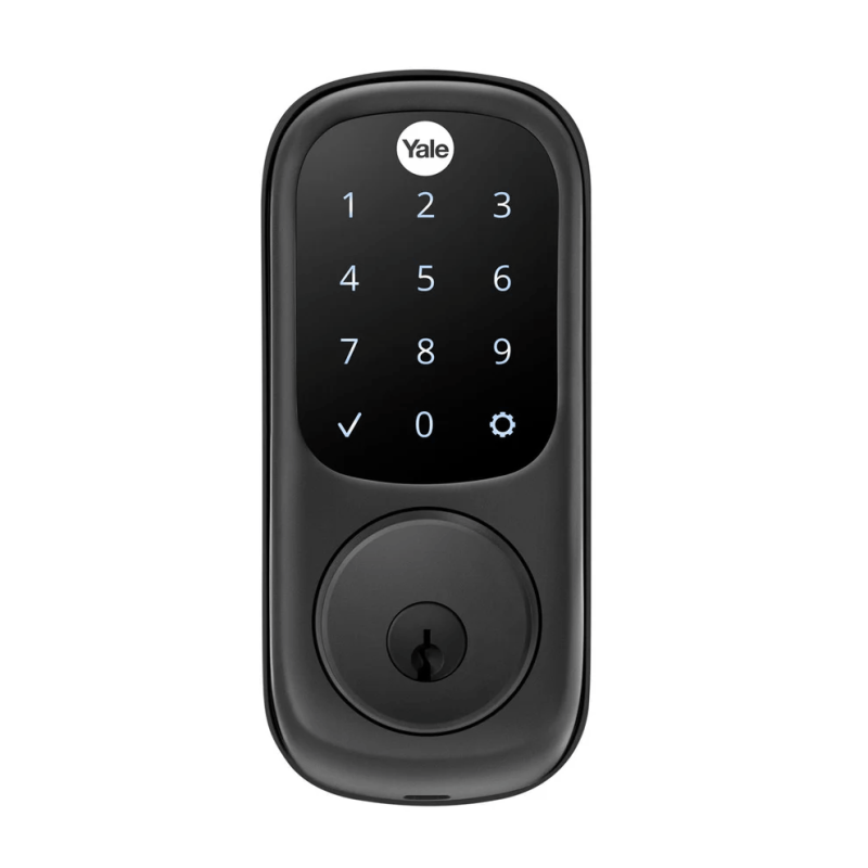 YALE ASSURE KEYED MATT BLACK WITH YALE HOME APPLE HK 1YR